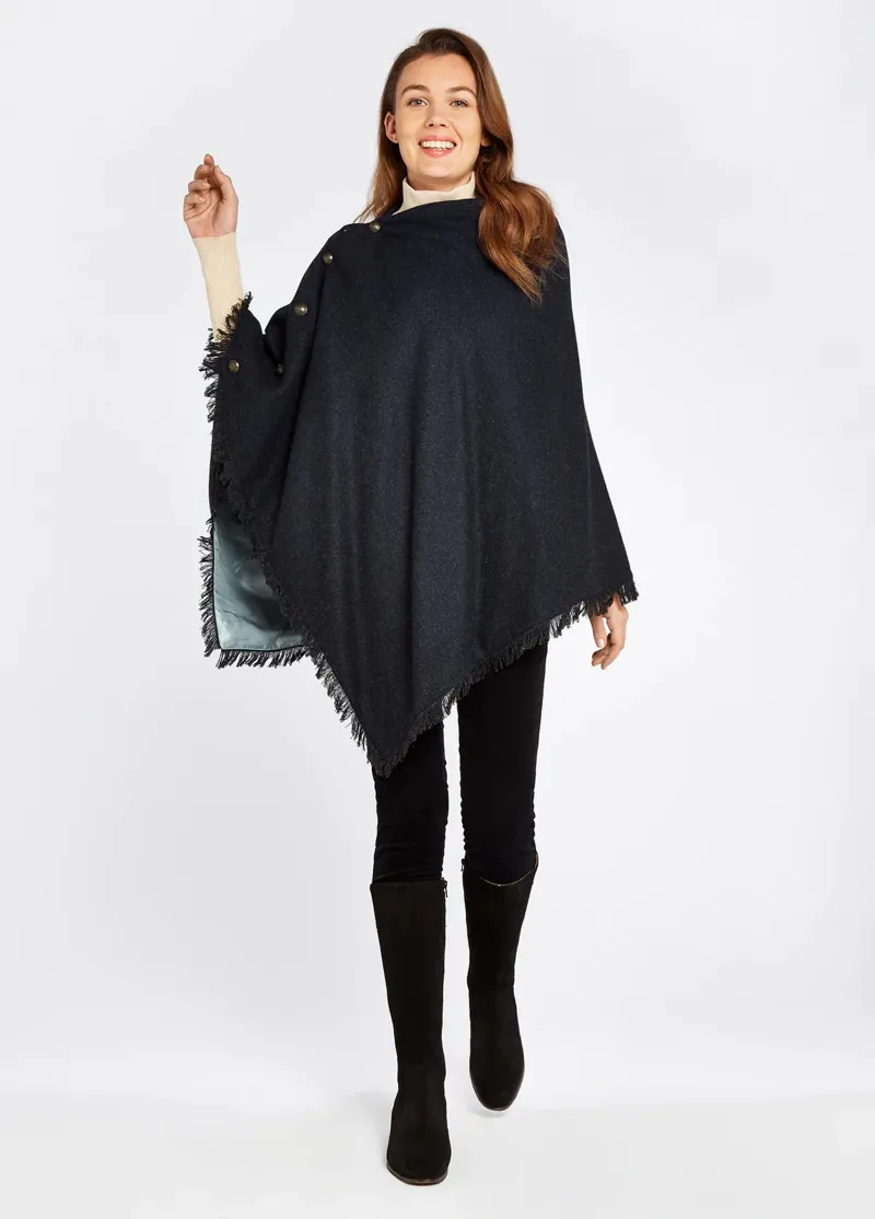 Dubarry Hazelwood Poncho Navy-1
